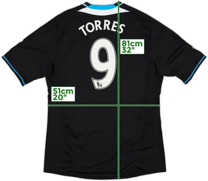 2011-12 Chelsea Away Shirt Torres #9 - 5/10 - (L)