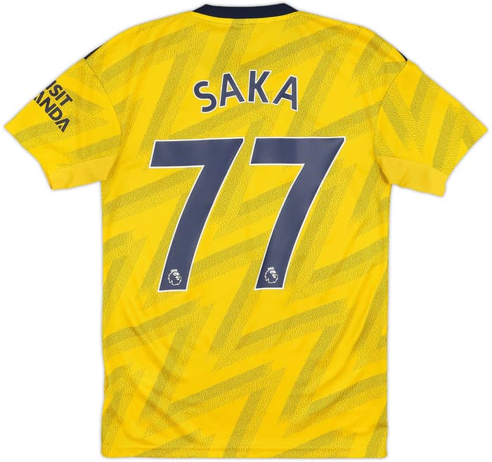 2019-20 Arsenal Away Shirt Saka #77 - 10/10 - (XS)
