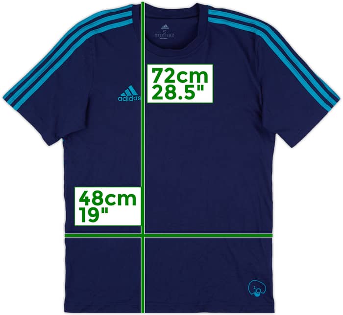 2023-24 Leeds United adidas Tee - 9/10 - (S)