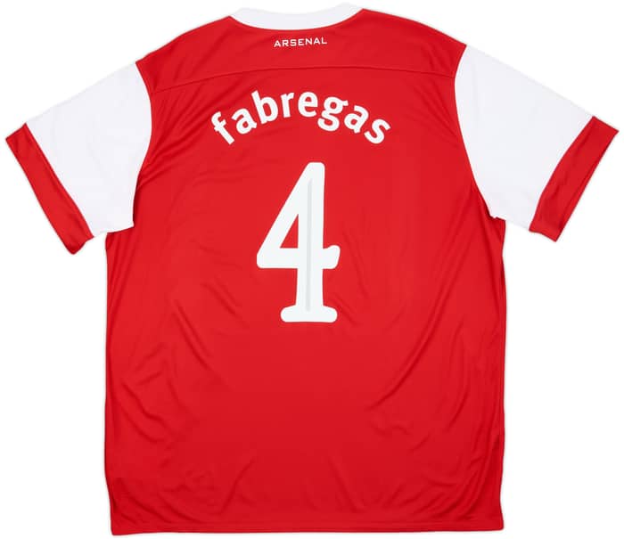 2010-11 Arsenal Home Shirt Fabregas #4 - 8/10 - (XXL)