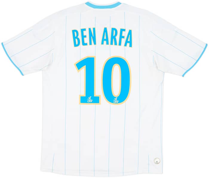 2009-10 Olympique Marseille Home Shirt Ben Arfa #10 - 7/10 - (XL.Boys)
