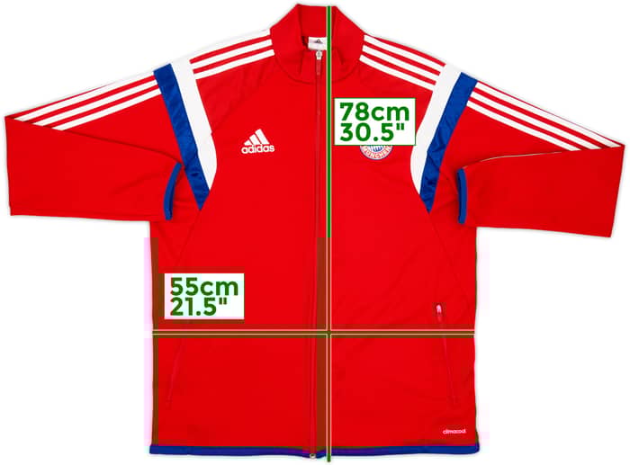 2014-15 Bayern Munich adidas Track Jacket - 7/10 - (L)