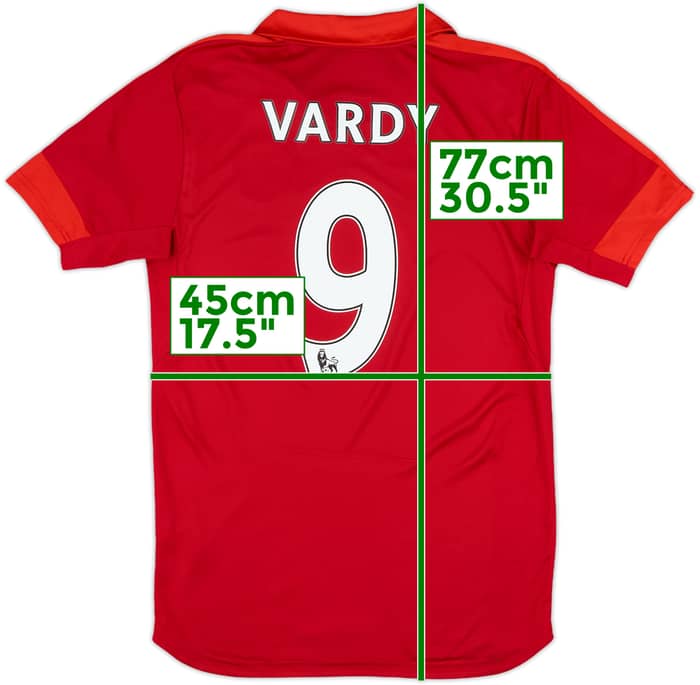 2016-17 Leicester Away Shirt Vardy #9 - 6/10 - (S)