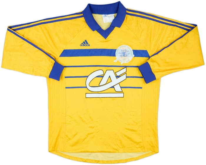 1990s Coupe de France Home L/S Shirt #3 - 5/10 - (XL)