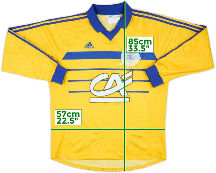 1990s Coupe de France Home L/S Shirt #3 - 5/10 - (XL)