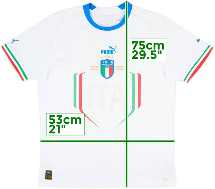 2022-23 Italy Away Shirt - 7/10 - (L)