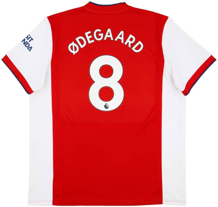 2021-22 Arsenal Home Shirt Odegaard #8 - 10/10 - (XXL)