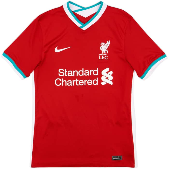 2020-21 Liverpool Home Shirt Virgil #4 - 5/10 - (S)