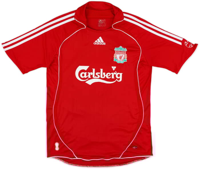 2006-08 Liverpool Home Shirt Alonso #14 - 8/10 - (S)