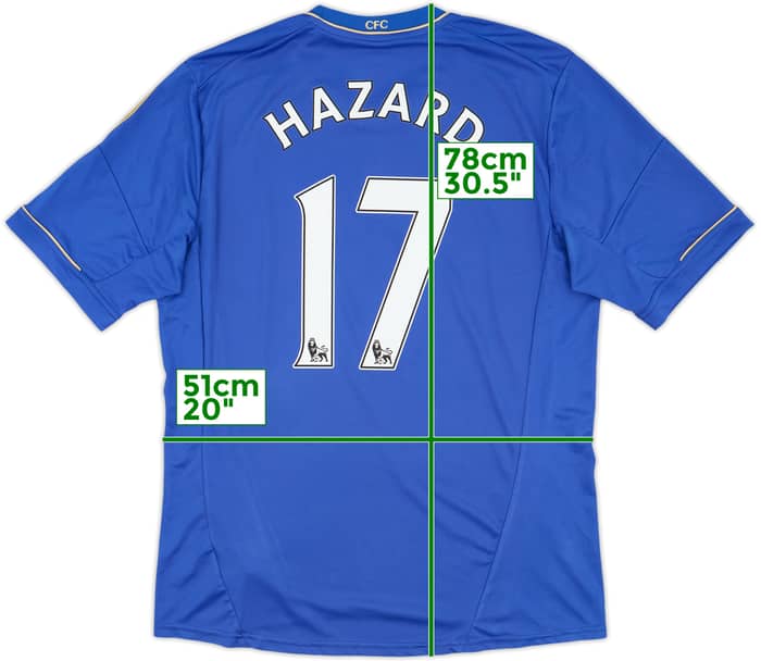 2012-13 Chelsea Home Shirt Hazard #17 - 7/10 - (L)