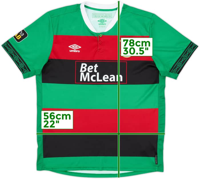 2019-20 Glentoran Home Shirt - 9/10 - (XL)