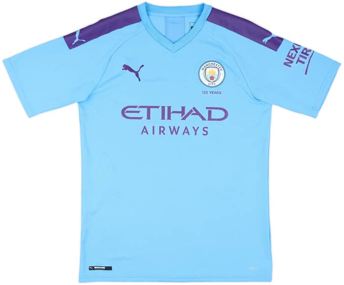 2019-20 Manchester City Home Shirt De Bruyne #17 - 9/10 - (M)
