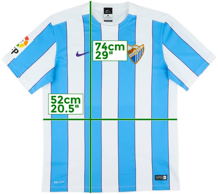 2015-16 Malaga Home Shirt - 6/10 - (M)