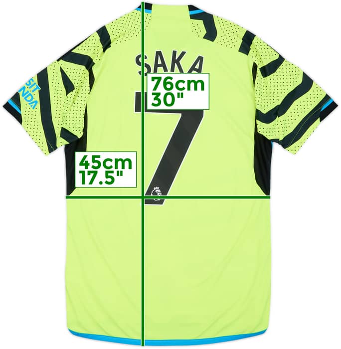 2023-24 Arsenal Away Shirt Saka #7 - 7/10 - (S)