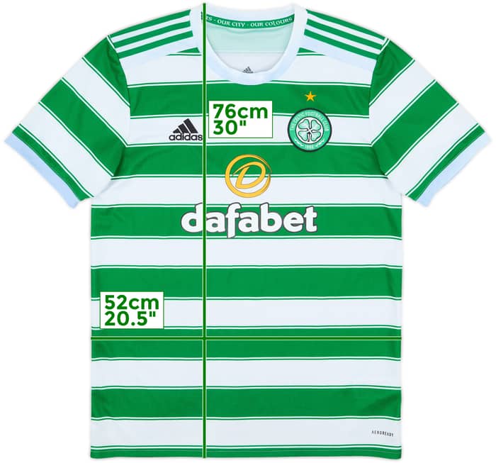 2021-22 Celtic Home Shirt - 6/10 - (M)