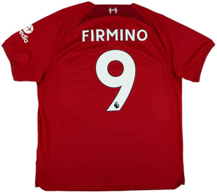 2022-23 Liverpool Home Shirt Firmino #9 - 10/10 - (L)