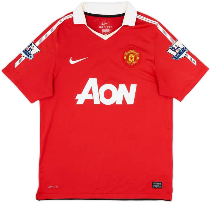 2010-11 Manchester United Home Shirt Anderson #8 - 5/10 - (M)