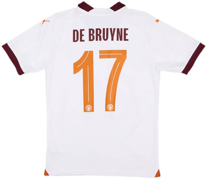 2023-24 Manchester City Away Shirt De Bruyne #17 - 8/10 - (S)