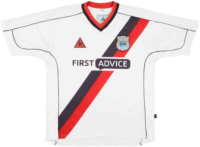 2002-03 Manchester City Away Shirt Goater #10 - 8/10 - (M)