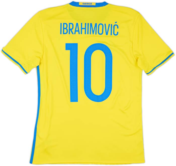 2016-17 Sweden Home Shirt Ibrahimovic #10 - 10/10 - (S)