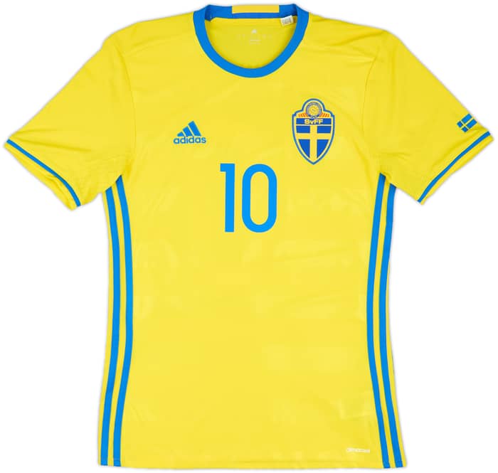 2016-17 Sweden Home Shirt Ibrahimovic #10 - 10/10 - (S)