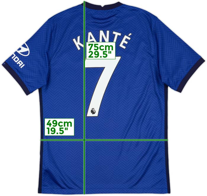 2020-21 Chelsea Home Shirt Kante #7 - 10/10 - (M)