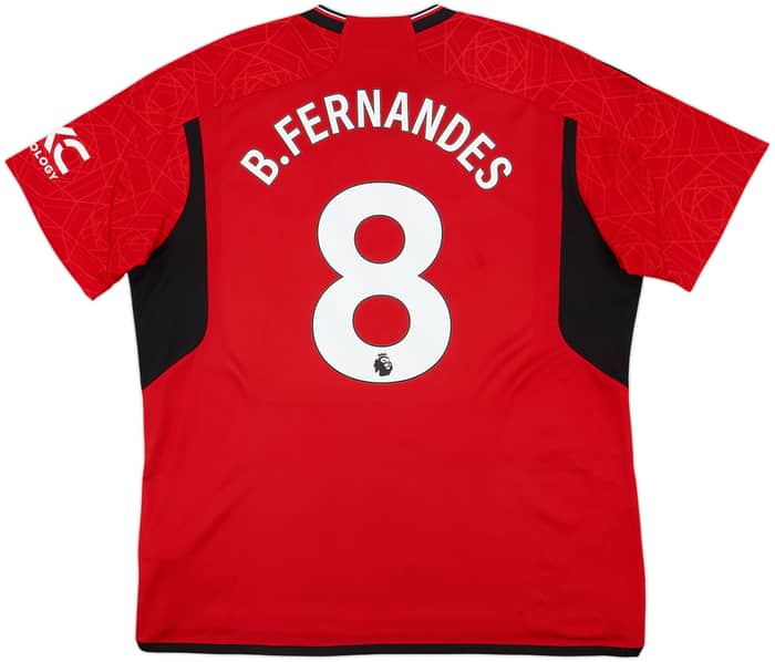 2023-24 Manchester United Home Shirt B.Fernandes #8 - 5/10 - (XXL)