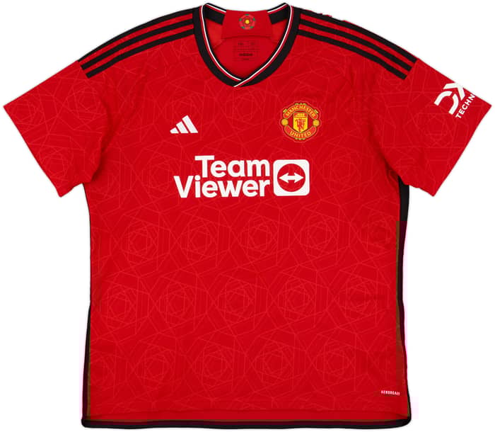 2023-24 Manchester United Home Shirt B.Fernandes #8 - 5/10 - (XXL)