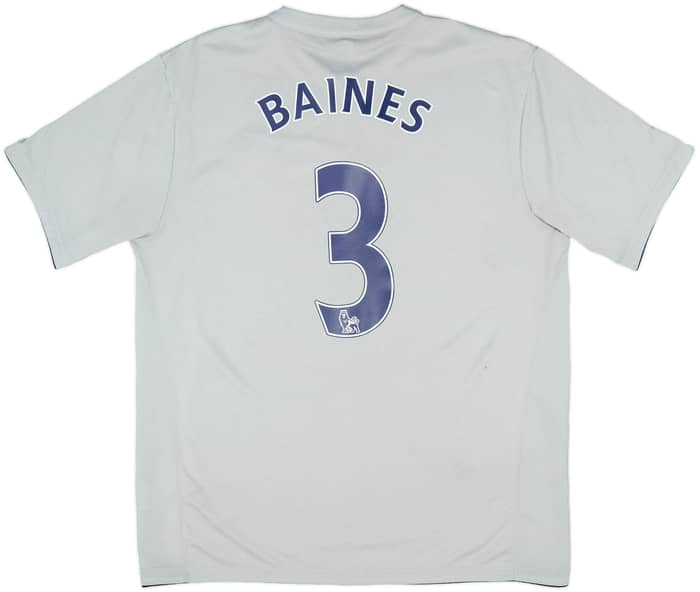 2011-12 Everton Third Shirt Baines #3 - 8/10 - (L)
