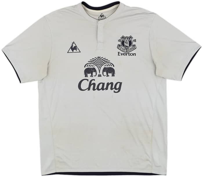 2011-12 Everton Third Shirt Baines #3 - 8/10 - (L)