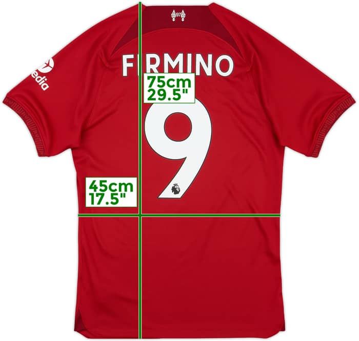 2022-23 Liverpool Home Shirt Firmino #9 - 10/10 - (S)
