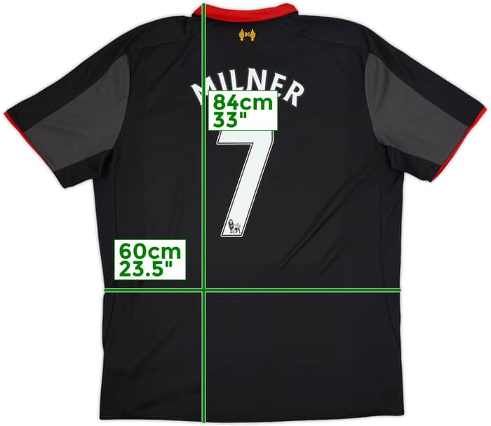 2014-15 Liverpool Third Shirt Milner #7 - 8/10 - (XXL)