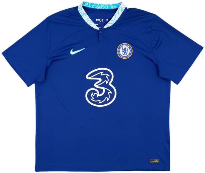 2021-22 Chelsea Home Shirt Kante #7 - 8/10 - (XL)