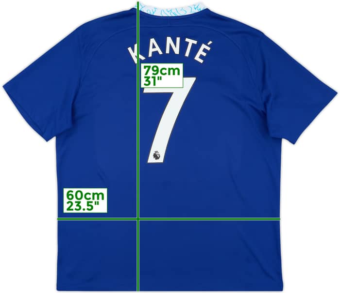 2021-22 Chelsea Home Shirt Kante #7 - 8/10 - (XL)