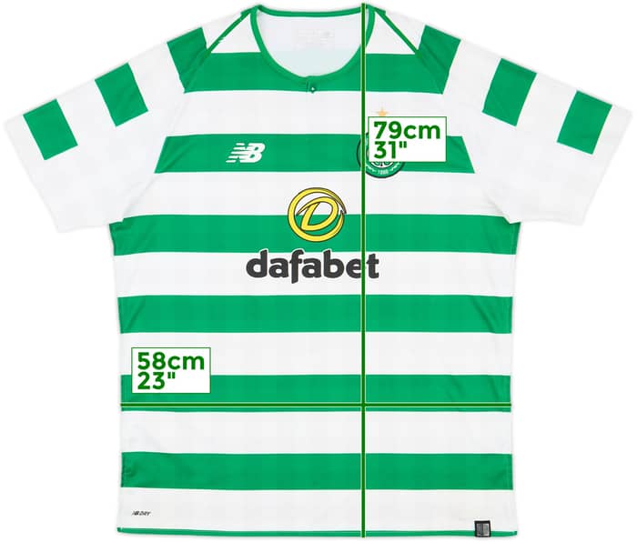 2018-19 Celtic Home Shirt - 8/10 - (XL)