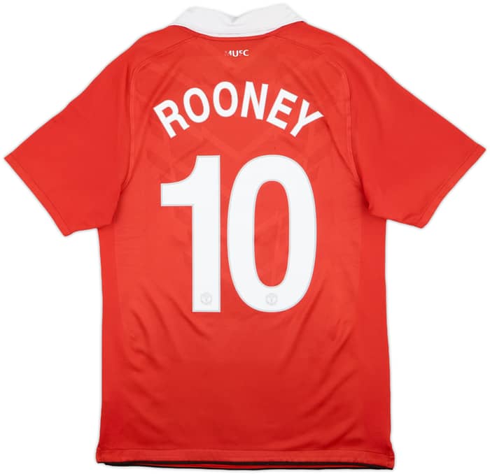 2010-11 Manchester United Home Shirt Rooney #10 - 6/10 - (S)
