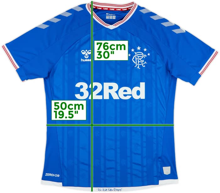 2019-20 Rangers Home Shirt - 7/10 - (L)