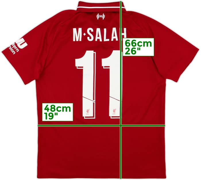 2018-19 Liverpool Home Shirt M.Salah #11 - 8/10 - (S)