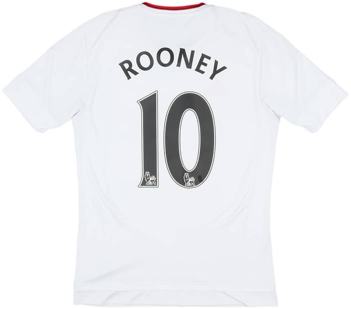 2015-16 Manchester United Away Shirt Rooney #10 - 6/10 - (S)