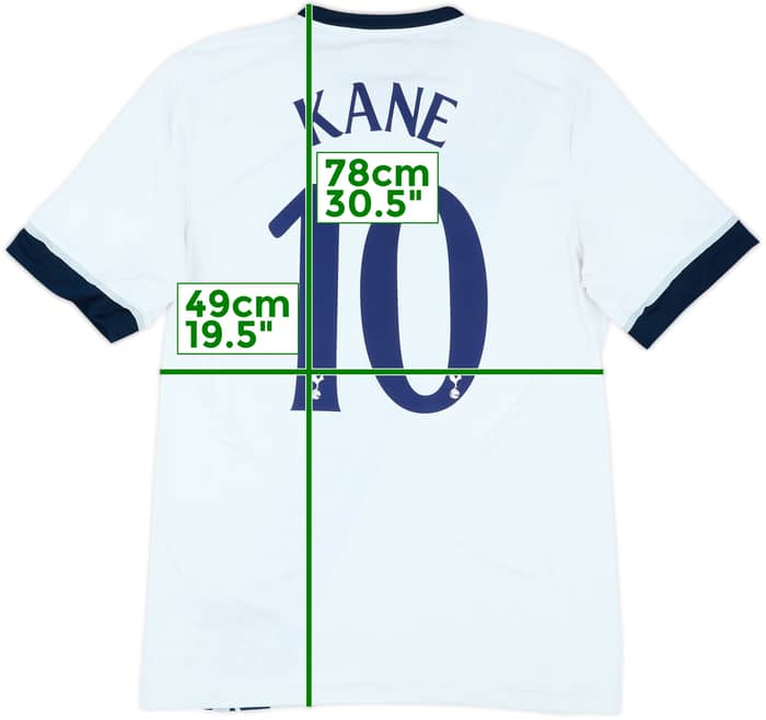 2015-16 Tottenham Home Shirt Kane #10 - 7/10 - (M)