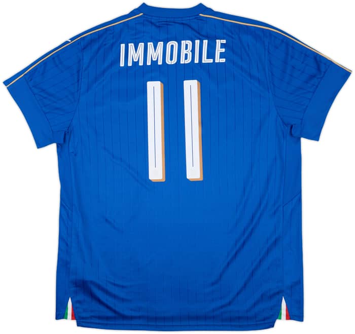 2016-17 Italy Home Shirt Immobilie #11 - 10/10 - (XXL)