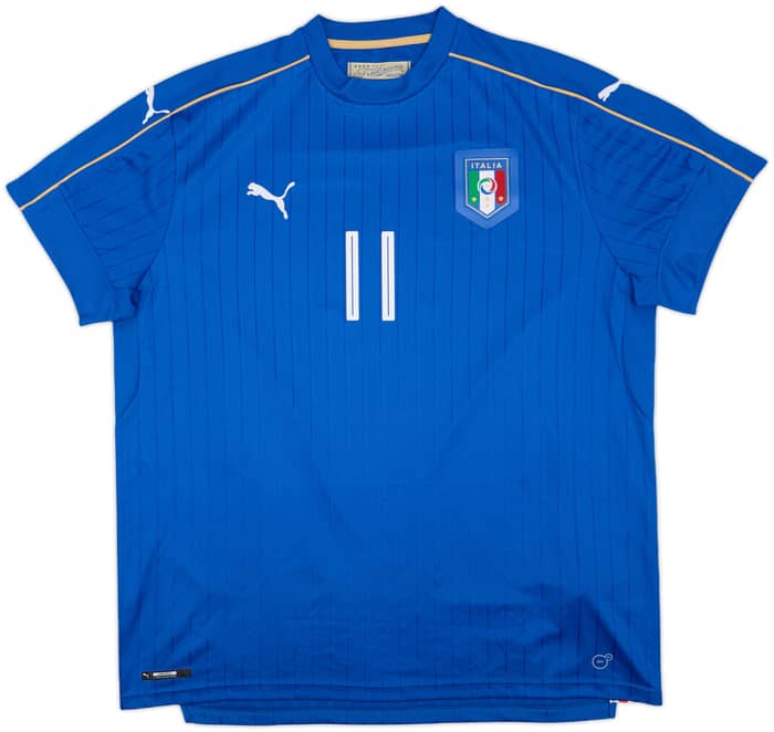 2016-17 Italy Home Shirt Immobilie #11 - 10/10 - (XXL)