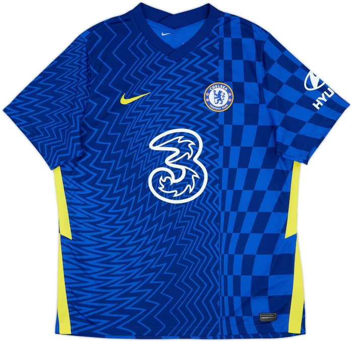 2021-22 Chelsea Home Shirt Kante #7 - 9/10 - (XL)