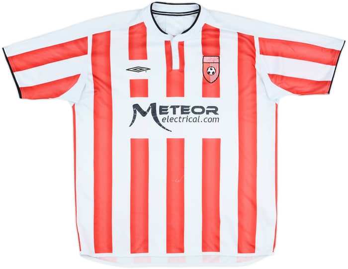 2006 Derry City Match Issue Home Shirt #15