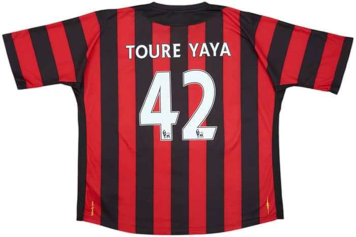 2011-12 Manchester City Away Shirt Toure Yaya #42 - 8/10 - (3XL)