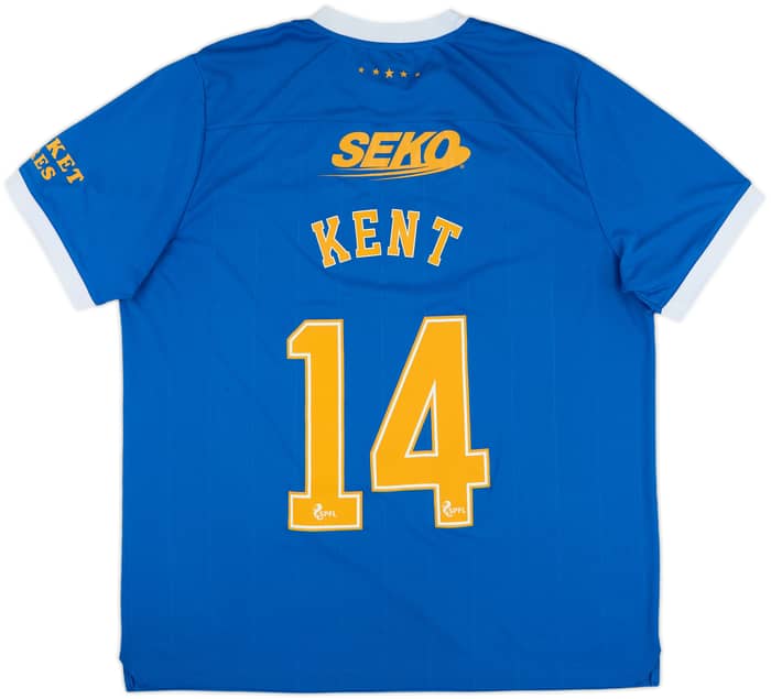 2021-22 Rangers Home Shirt Kent #14 - 9/10 - (XXL)