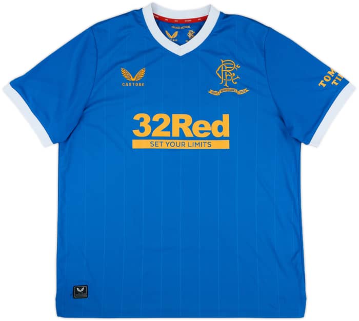 2021-22 Rangers Home Shirt Kent #14 - 9/10 - (XXL)