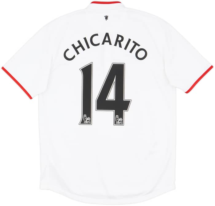 2012-14 Manchester United Away Shirt Chicharito #14 - 6/10 - (M)