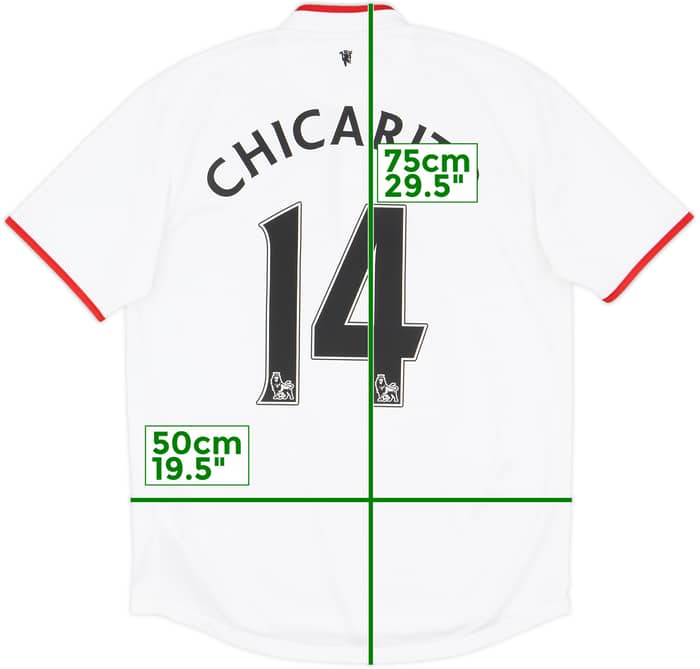 2012-14 Manchester United Away Shirt Chicharito #14 - 6/10 - (M)