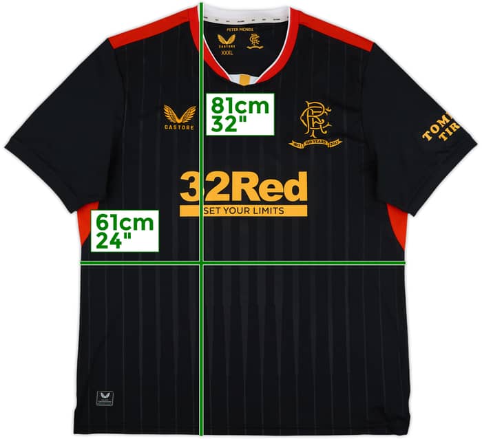 2021-22 Rangers '150 Years Anniversary' Away Shirt - 10/10 - (3XL)